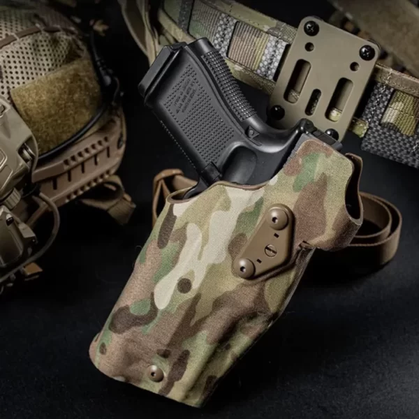 Tactical Holster for Glock Bearing Flashlight Coldre Store™ Premium Kydex Holsters Custom
